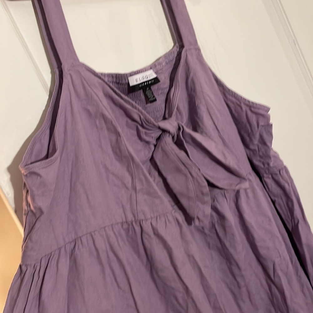 Eloquii Elements Linen Maxi Summer Plus Dress sz26 - Picture 3 of 5